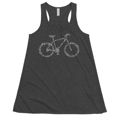 Fahrrad Kollektiv - Damen Tanktop fahrrad mountainbike Dark Grey Heather