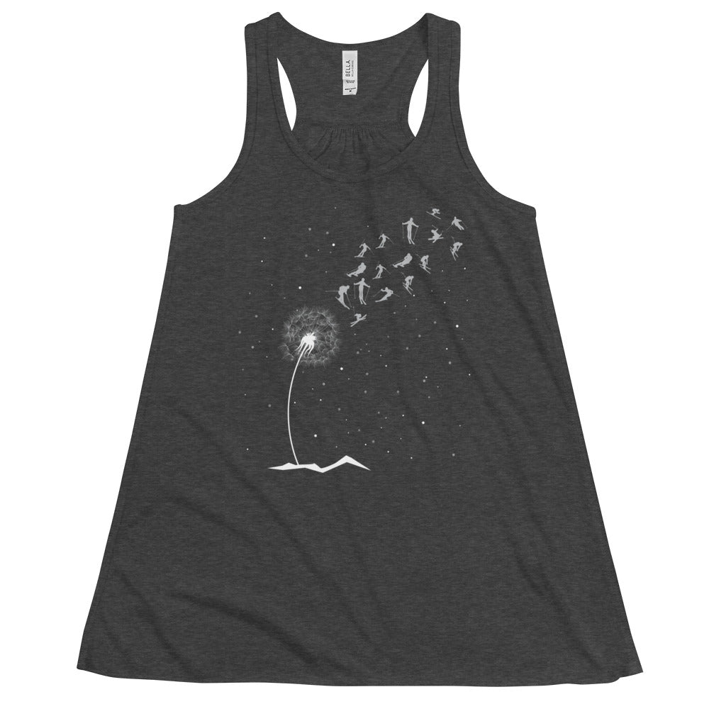 Ski Pusteblume - Damen Tanktop ski Dark Grey Heather