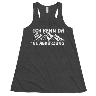 Ich kenn da ne Abkürzung - Wohnmobil - Damen Tanktop camping xxx yyy zzz Dark Grey Heather