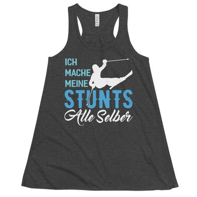 Ich mache meine Stunts alle selber - (S.K) - Damen Tanktop klettern xxx yyy zzz Dark Grey Heather