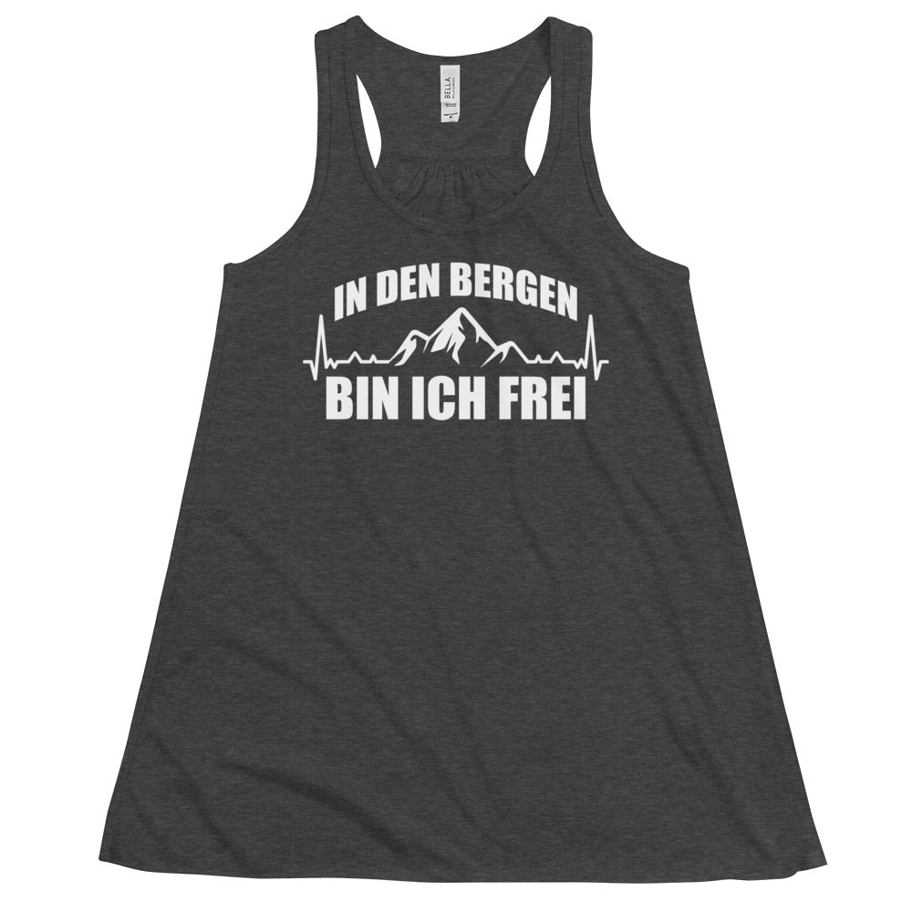 In Den Bergen Bin Ich Frei 1 - Damen Tanktop berge xxx yyy zzz Dark Grey Heather