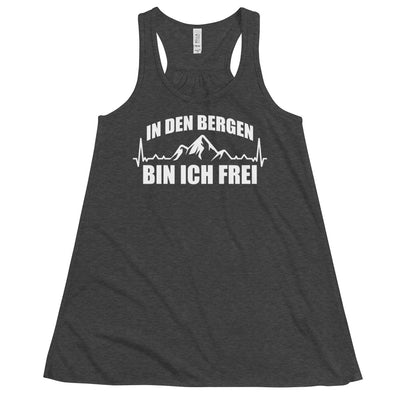 In Den Bergen Bin Ich Frei 1 - Damen Tanktop berge xxx yyy zzz Dark Grey Heather