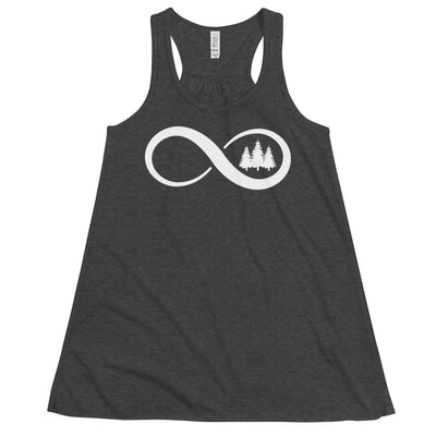 Infinity and Tree - Damen Tanktop camping xxx yyy zzz Dark Grey Heather