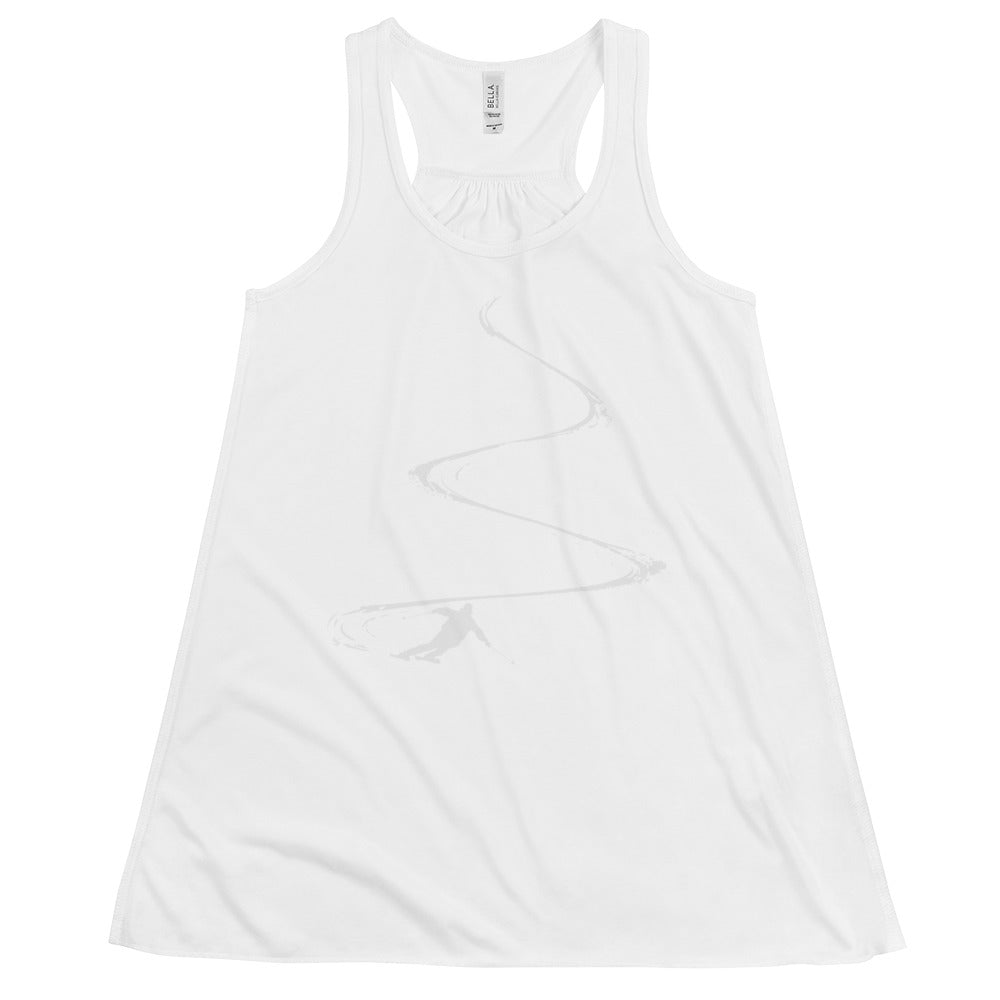 Skibrettln - Damen Tanktop ski Weiß M