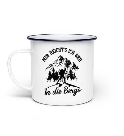 Mir reichts ich geh in die Berge - Emaille Tasse berge wandern Default Title