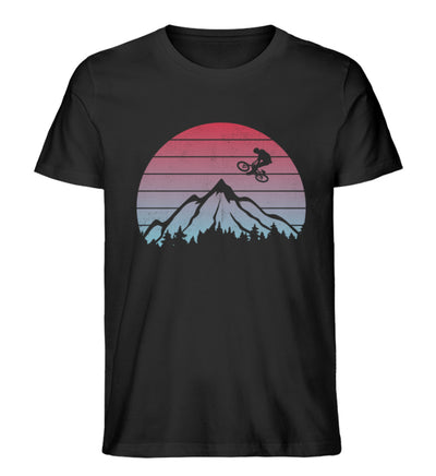 Mountainbiken Vintage - Herren Premium Organic T-Shirt mountainbike Schwarz