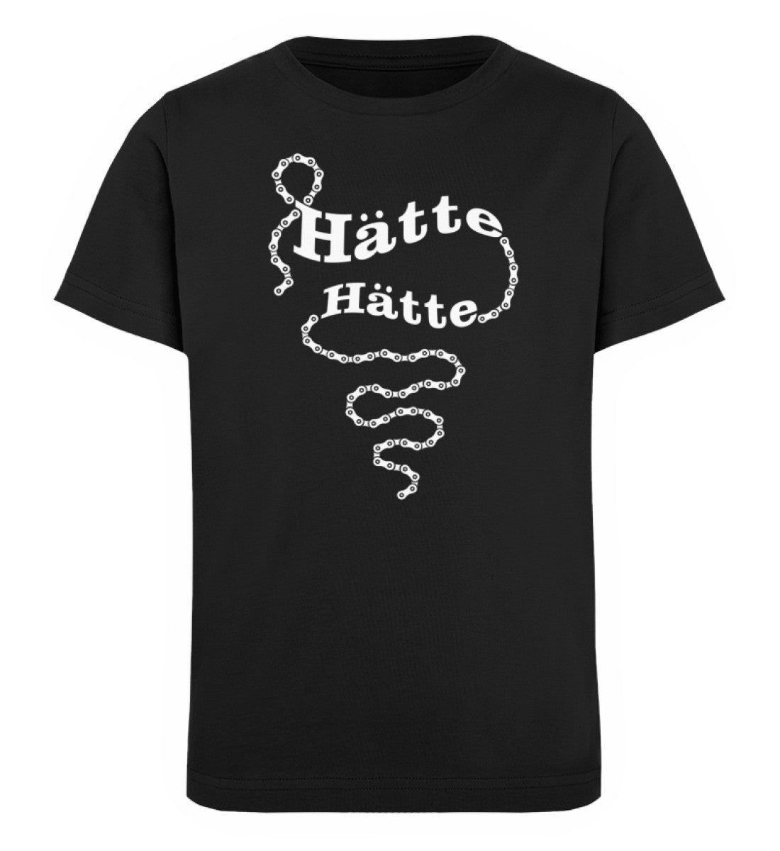 Hätte Hätte Fahrradkette - Kinder Premium Organic T-Shirt fahrrad mountainbike Schwarz