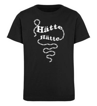 Hätte Hätte Fahrradkette - Kinder Premium Organic T-Shirt fahrrad mountainbike Schwarz