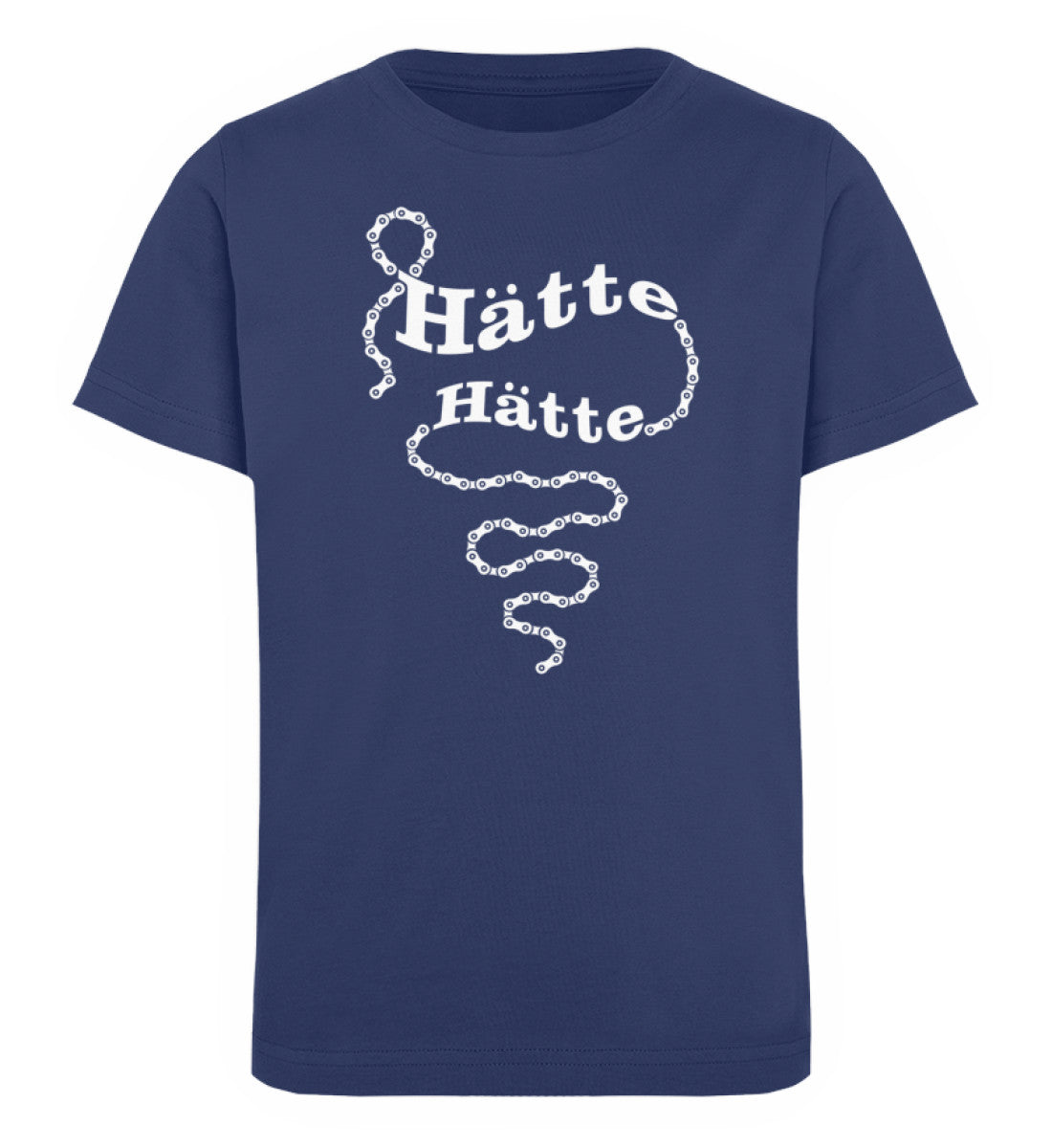 Hätte Hätte Fahrradkette - Kinder Premium Organic T-Shirt fahrrad mountainbike Navyblau