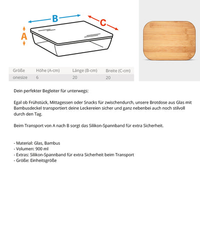 Wer nicht flucht fährt nicht am Limit ~ - Brotdose mit Holzdeckel (Gravur)