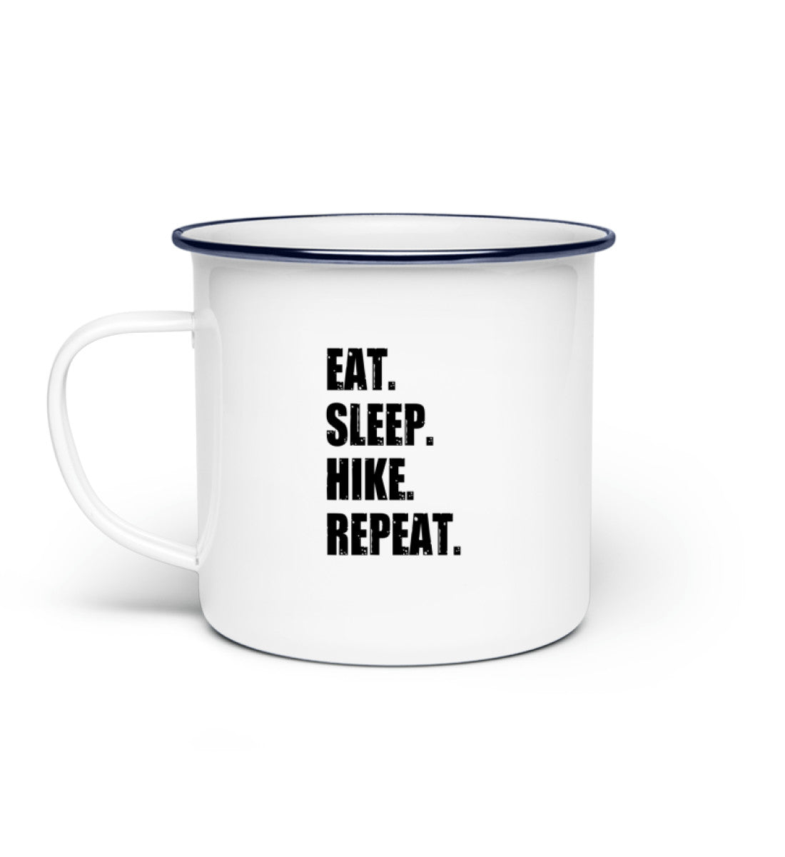 Eat Sleep Hike Repeat - Emaille Tasse wandern Default Title