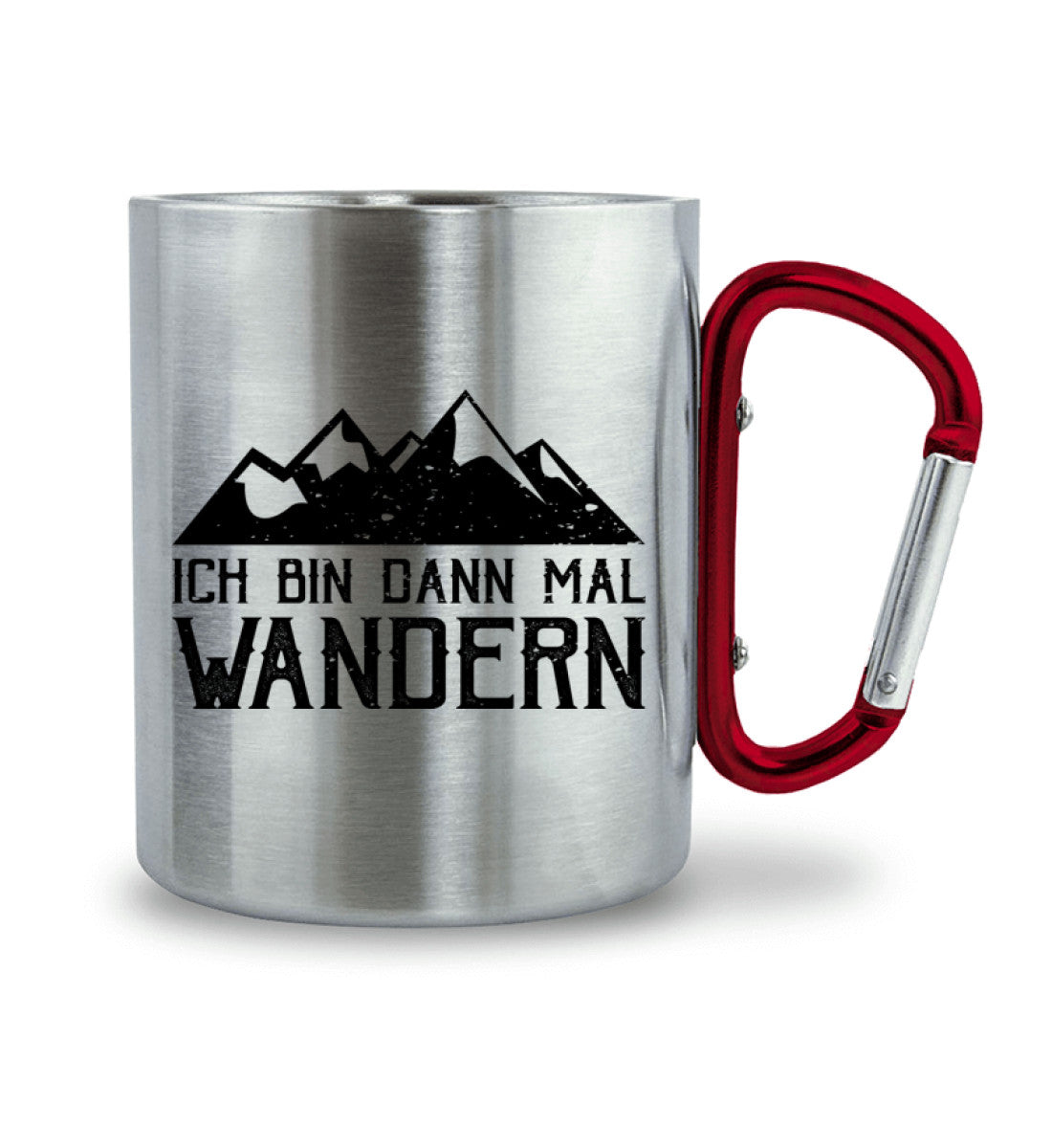 Ich bin dann mal wandern - Karabiner Tasse wandern 330ml