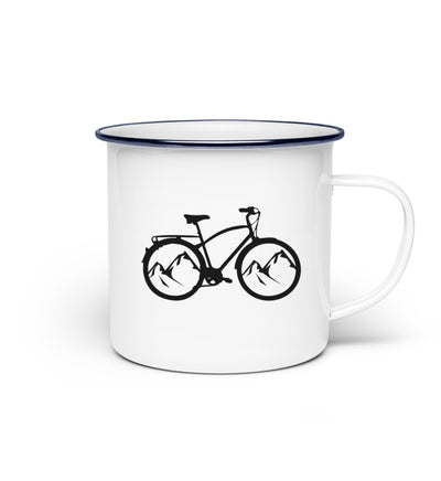 Bergräder - Emaille Tasse fahrrad mountainbike Default Title