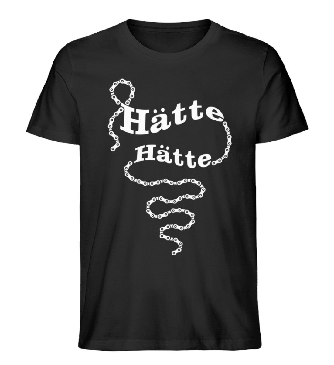 Hätte Hätte Fahrradkette - Herren Premium Organic T-Shirt fahrrad mountainbike Schwarz