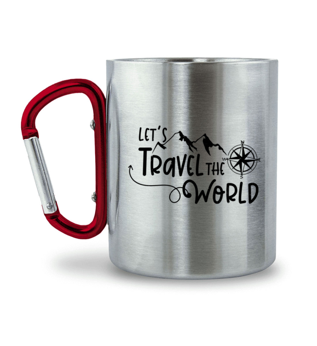 Lets travel the world - Karabiner Tasse camping wandern