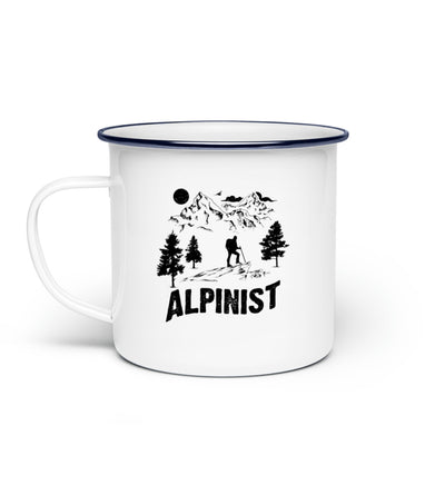 Alpinist. - Emaille Tasse berge wandern Default Title