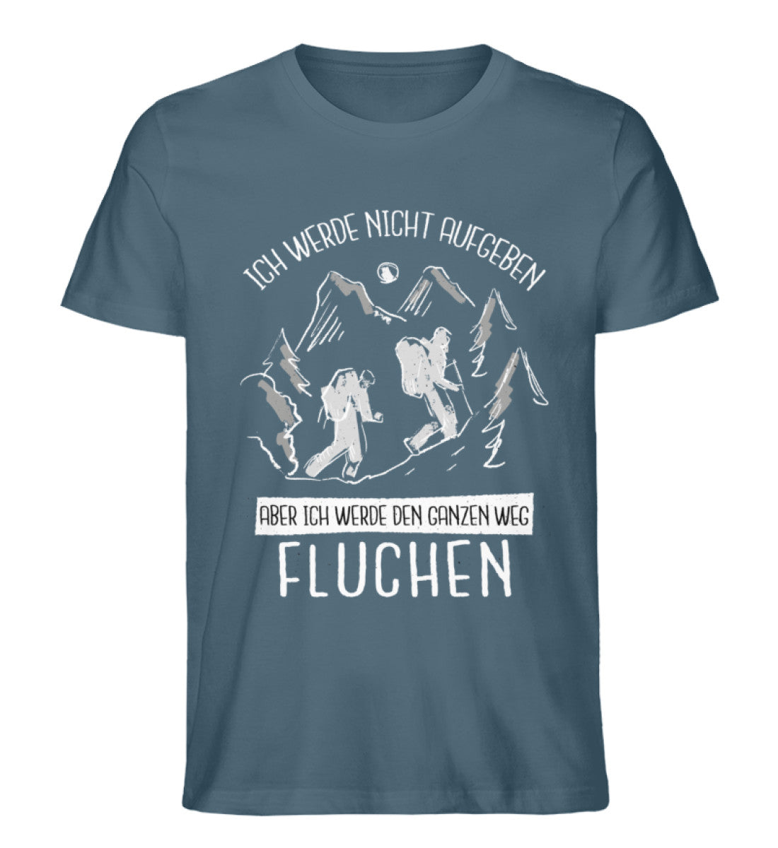 Ich werde nicht aufgeben - Herren Premium Organic T-Shirt wandern Stargazer