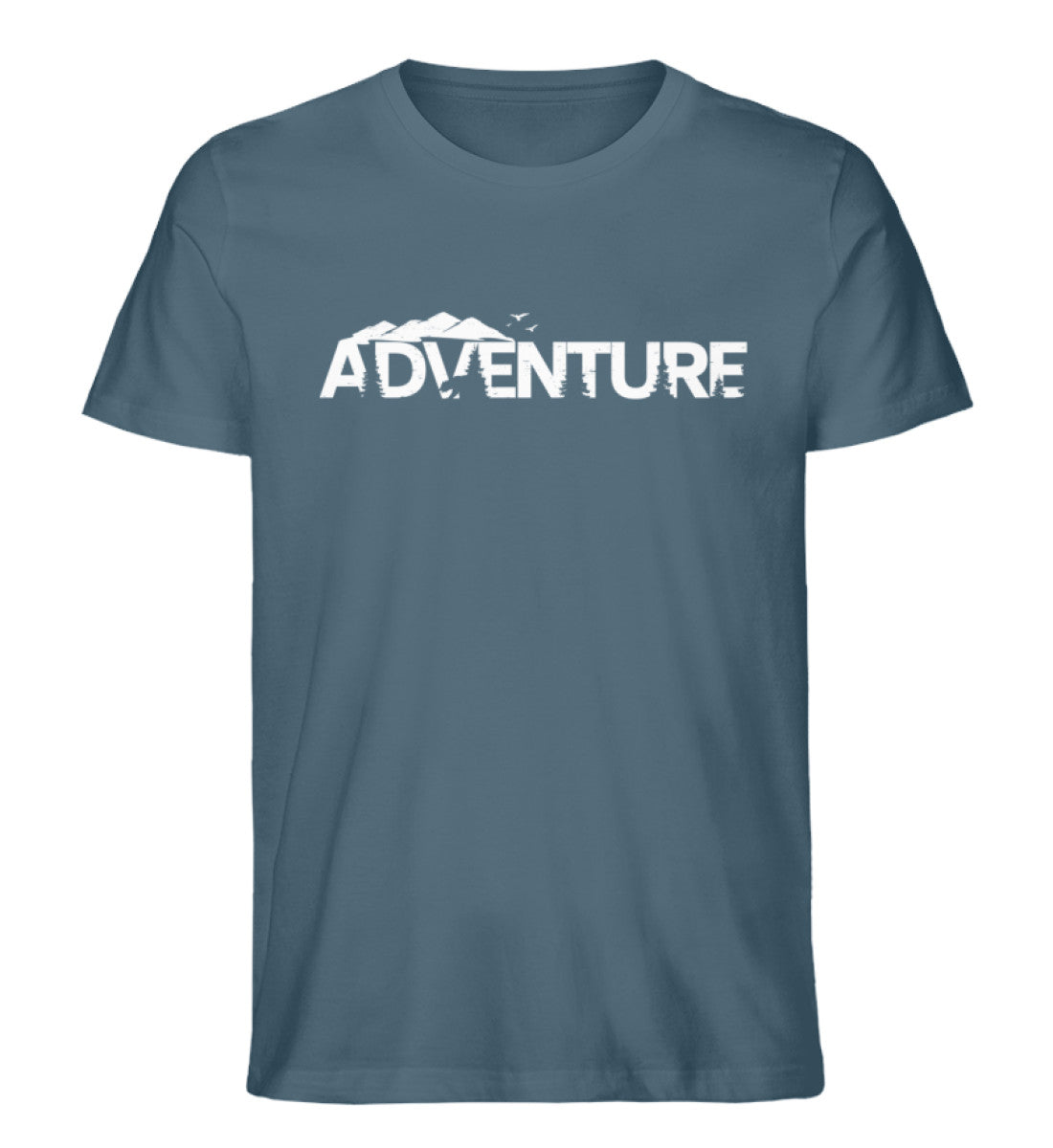 Adventure. - Herren Premium Organic T-Shirt berge camping wandern Stargazer