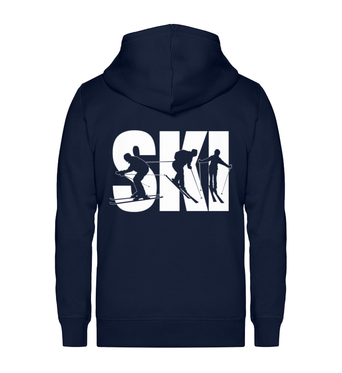 SKI - (S.K) - Unisex Premium Organic Sweatjacke klettern Navyblau