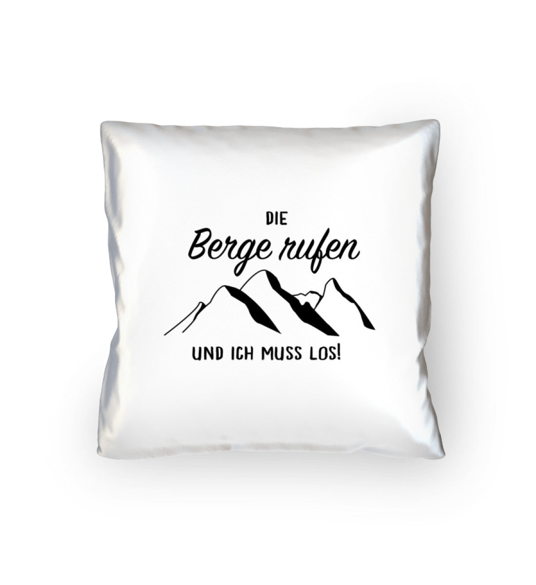 Die Berge rufen und ich muss los - Kissen (40x40cm) berge mountainbike wandern Default Title