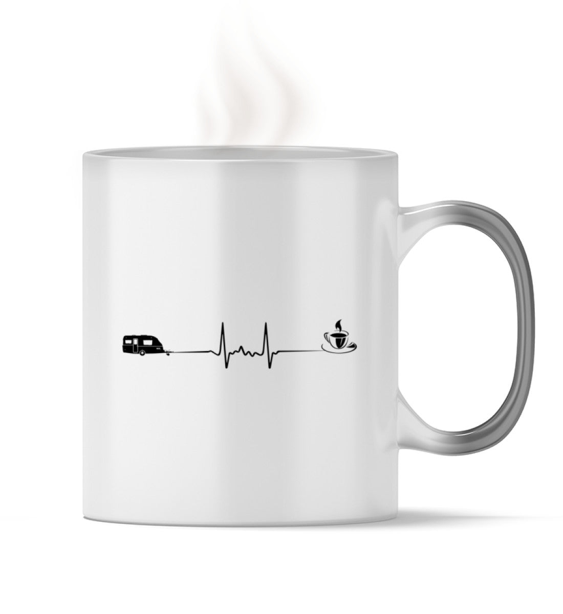 Herzschlag Camping und Kaffee - Zauber Tasse camping Default Title