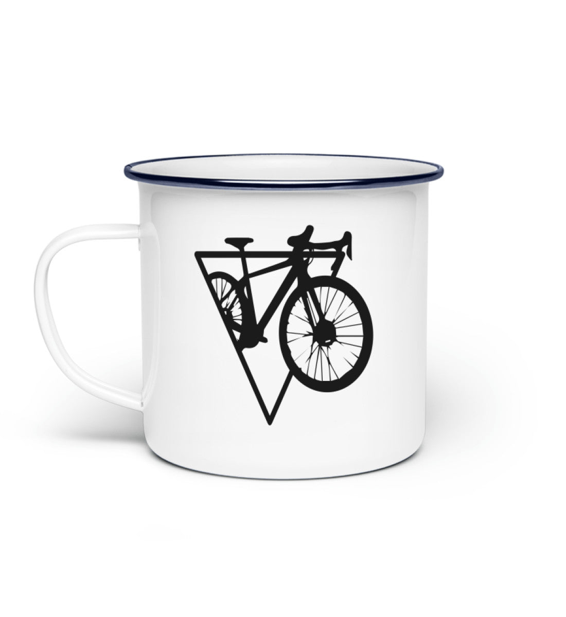 Fahrrad Geometrisch - Emaille Tasse fahrrad Default Title