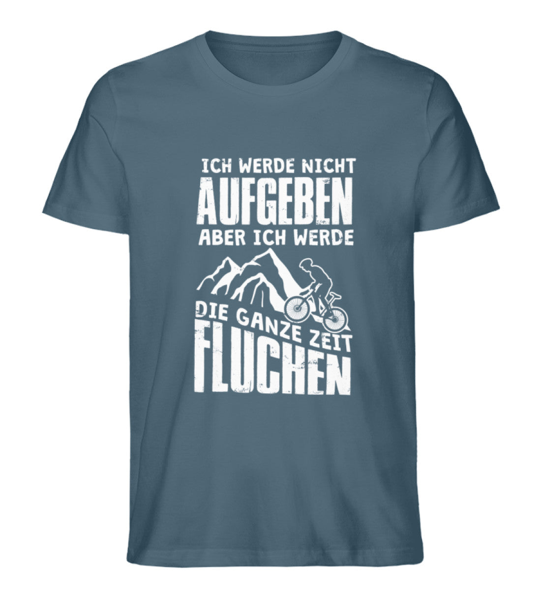 Nicht aufgeben aber fluchen - Herren Premium Organic T-Shirt mountainbike Stargazer