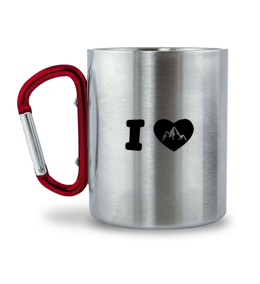 I Love Berge - Karabiner Tasse berge