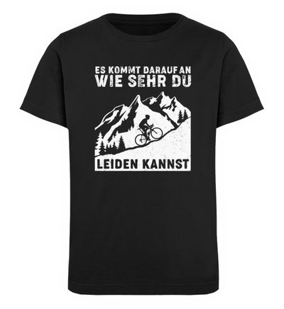 Wie sehr du leiden kannst - Kinder Premium Organic T-Shirt Schwarz