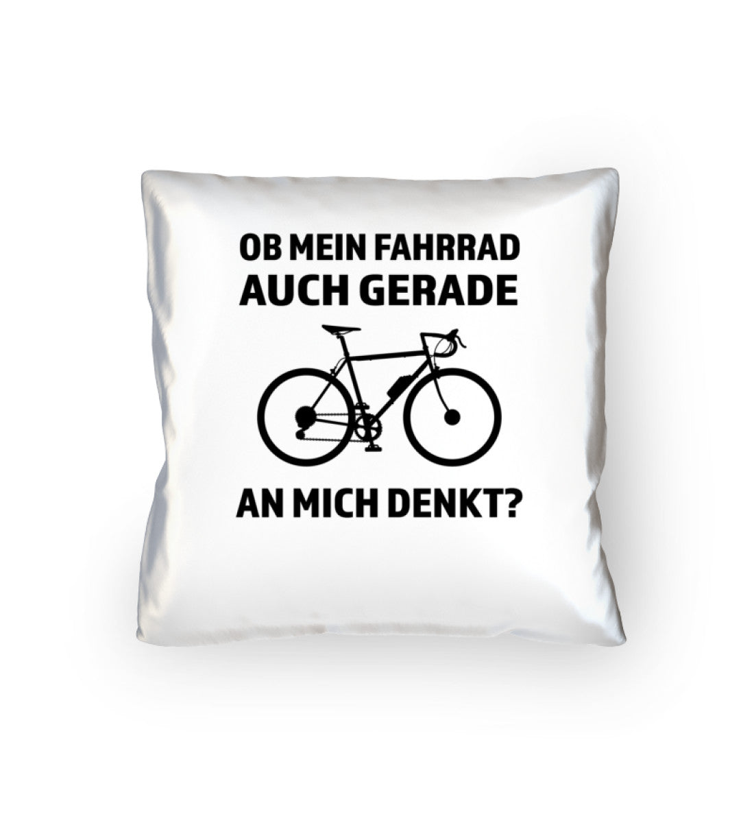 Ob mein Fahrrad gerade an mich denkt- Kissen (40x40cm) fahrrad mountainbike Default Title