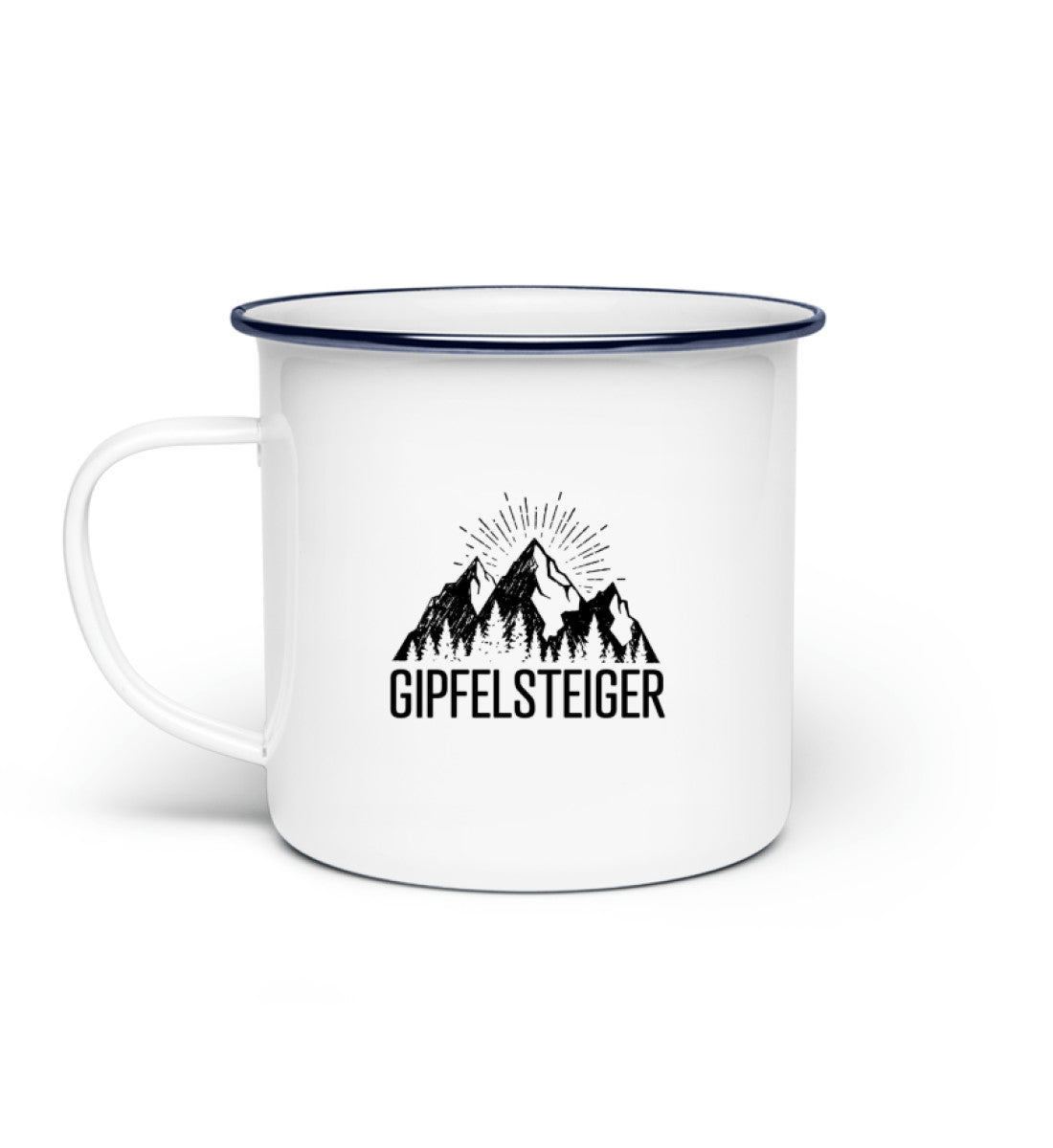 Die Gipfelsteiger - Emaille Tasse berge klettern wandern Default Title