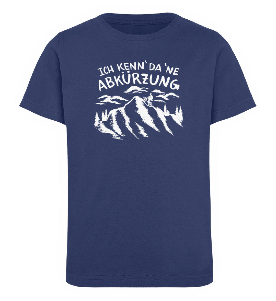 Ich kenn da ne Abkürzung - Kinder Premium Organic T-Shirt berge Navyblau