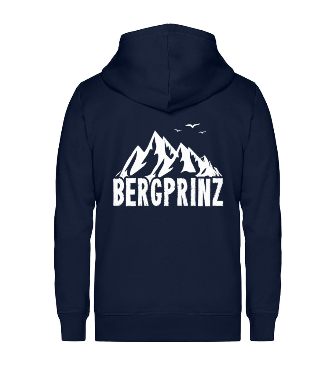 Bergprinz - Unisex Premium Organic Sweatjacke berge Navyblau