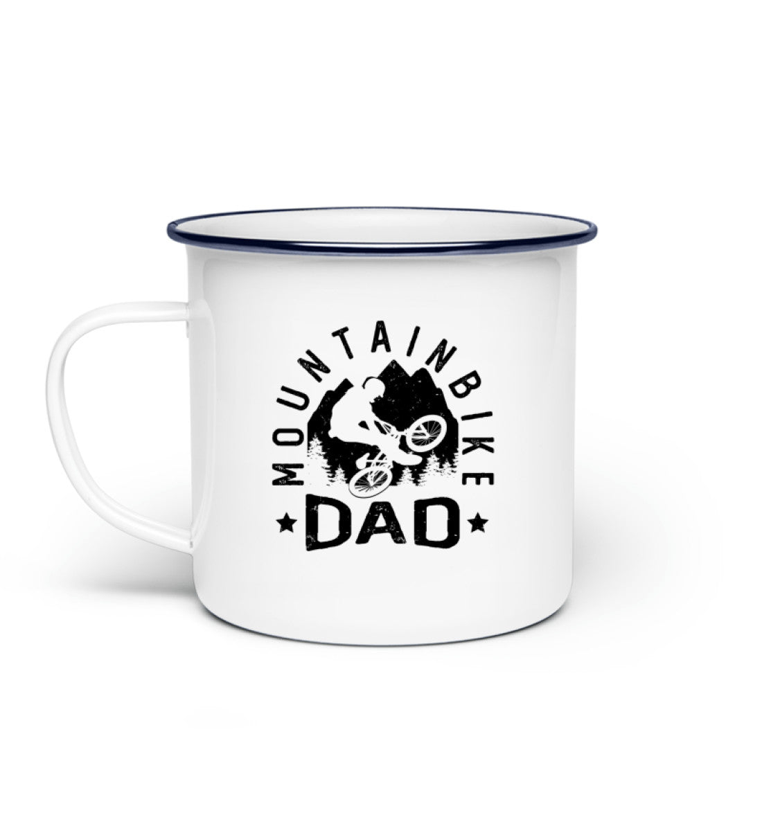 Mountainbike Dad - Emaille Tasse mountainbike Default Title