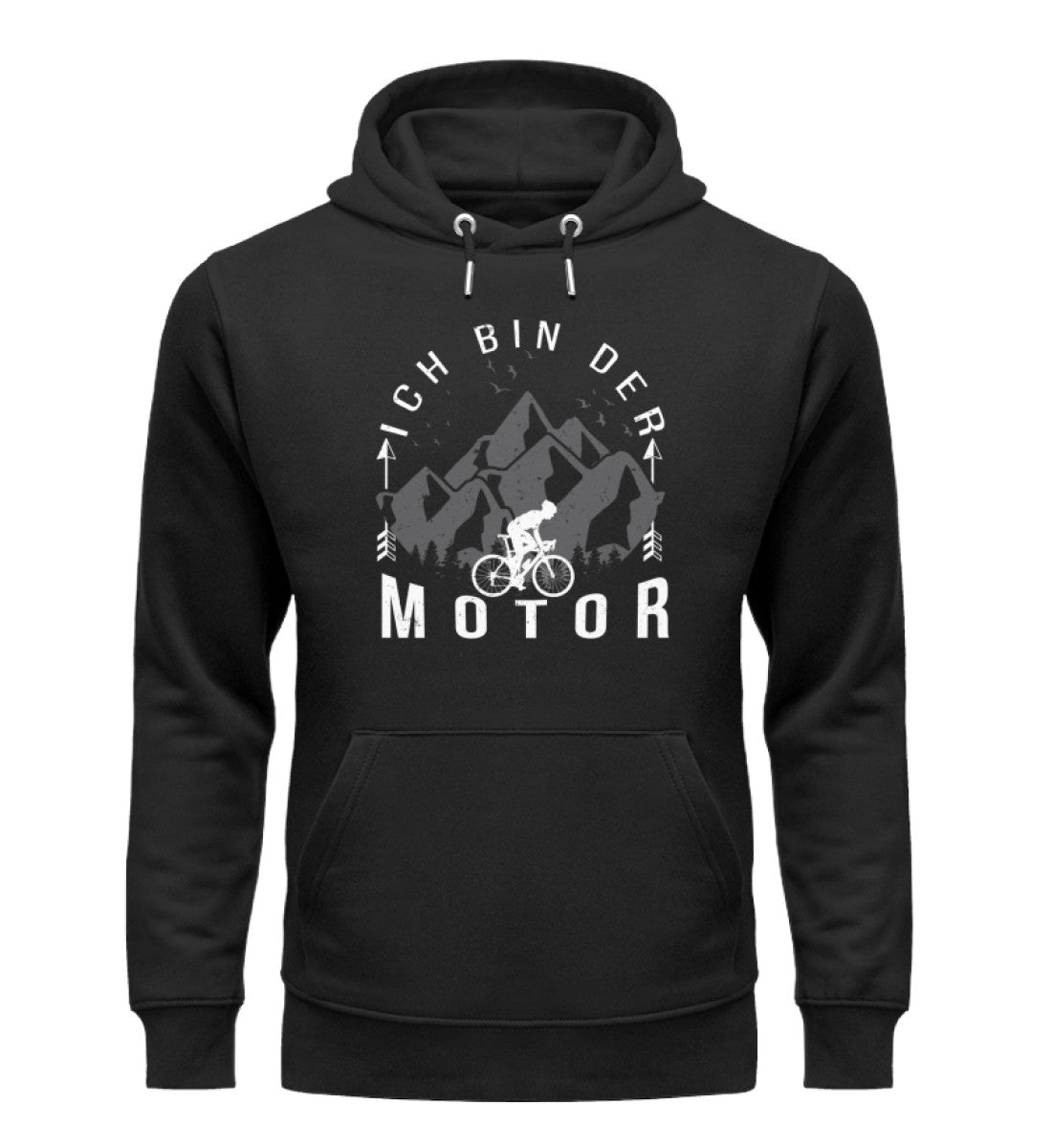 Ich Bin Der Motor - Unisex Premium Organic Hoodie fahrrad mountainbike Schwarz