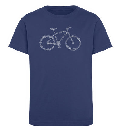 Fahrrad Kollektiv - Kinder Premium Organic T-Shirt fahrrad mountainbike Navyblau