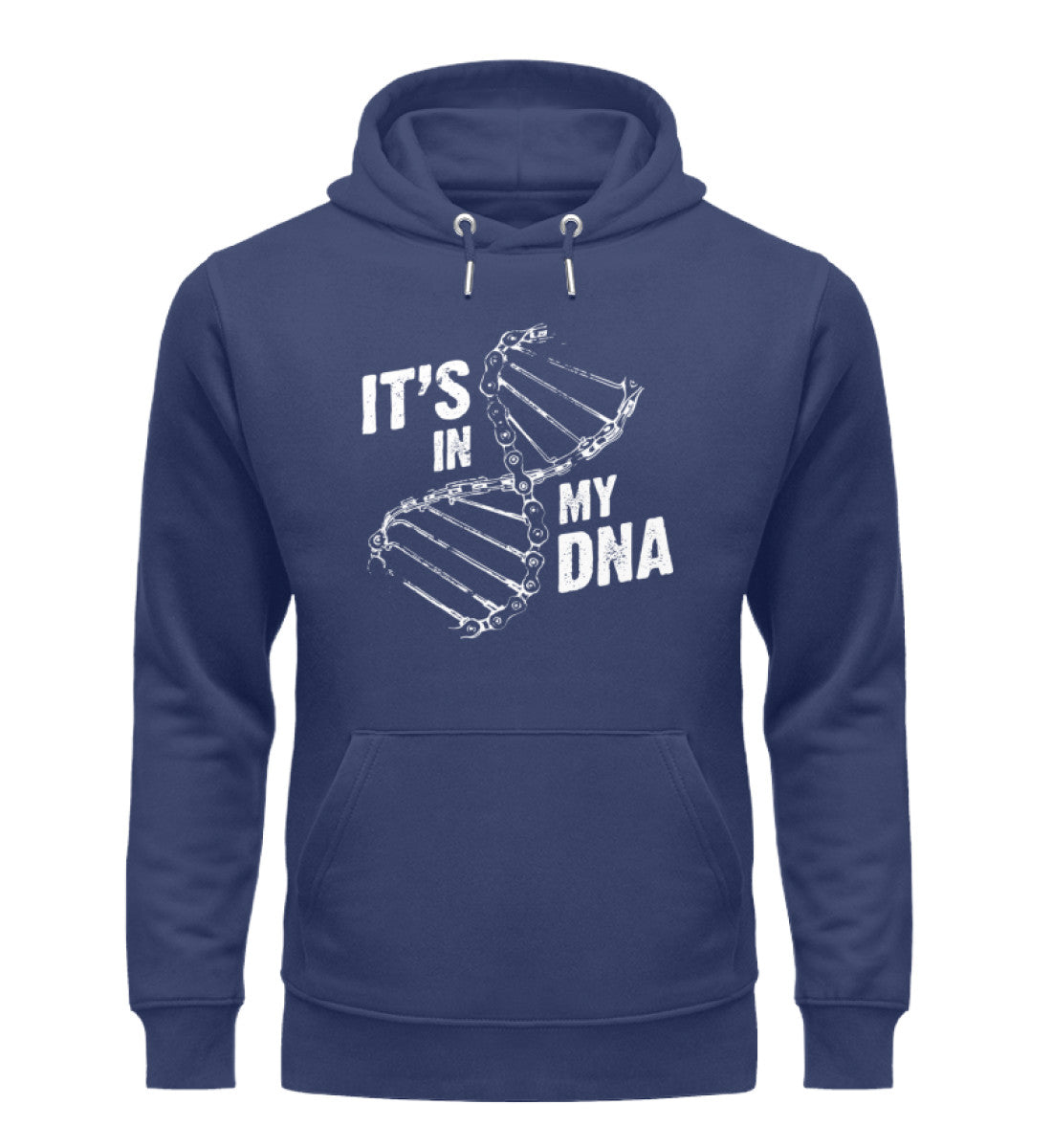 Its in my DNA - Unisex Premium Organic Hoodie fahrrad mountainbike Navyblau