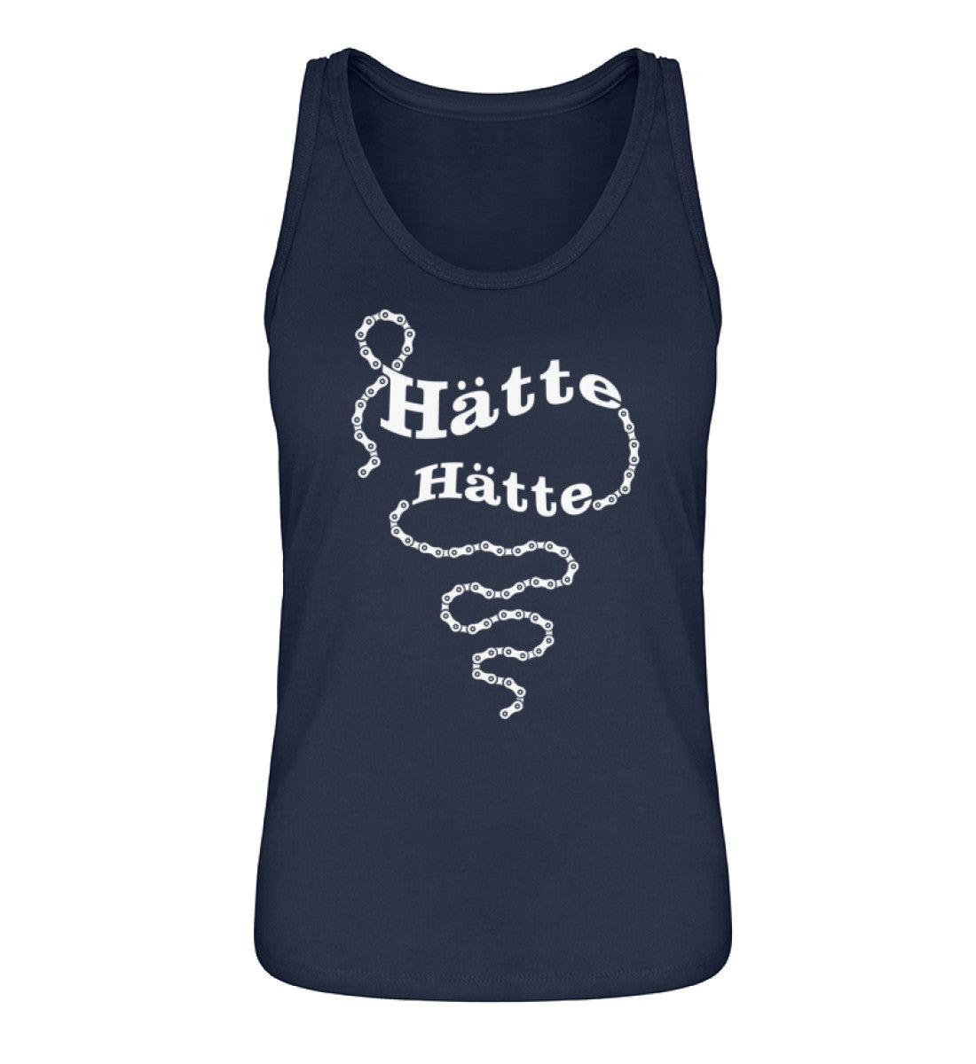 Hätte Hätte Fahrradkette - Damen Organic Tanktop fahrrad mountainbike Navyblau