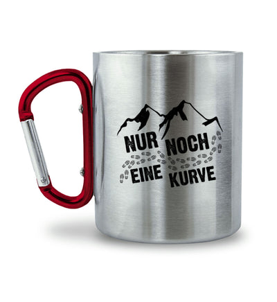 Nur noch eine Kurve - (B.W.) - Karabiner Tasse berge wandern