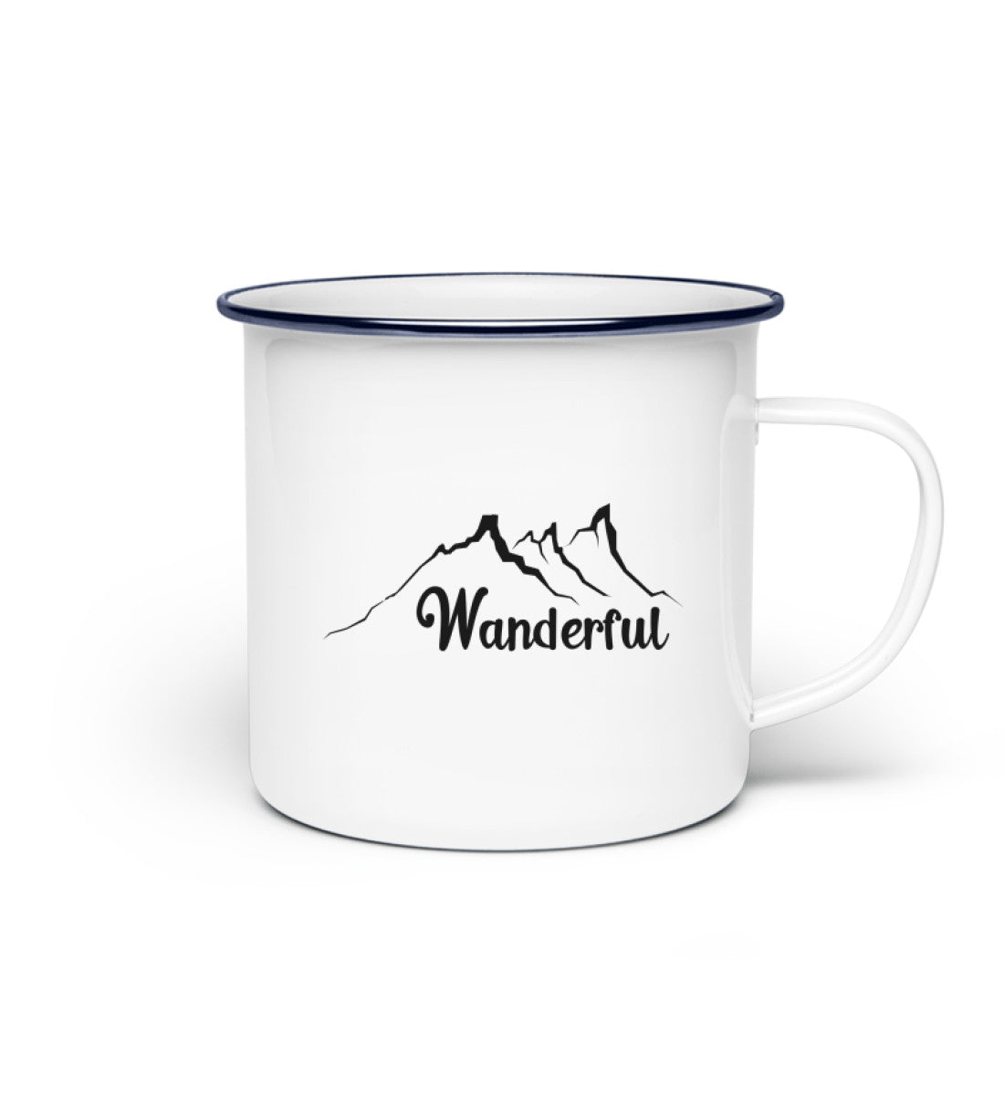 Wanderful - Emaille Tasse wandern Default Title