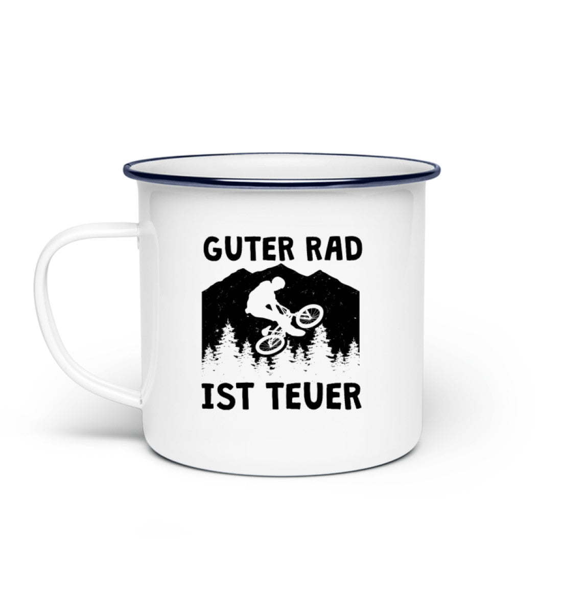 Guter Rad ist teuer. - Emaille Tasse fahrrad mountainbike Default Title