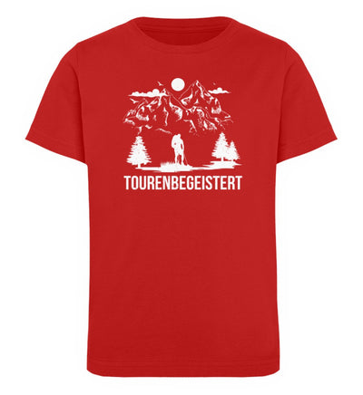 Tourenbegeisterung - Kinder Premium Organic T-Shirt Rot