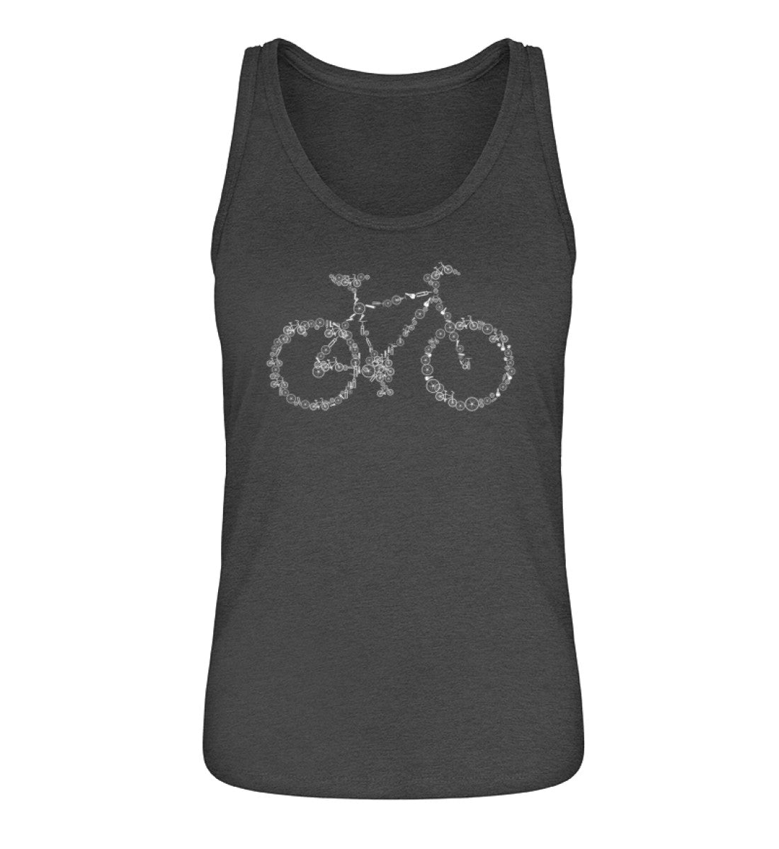 Fahrrad Kollektiv - Damen Organic Tanktop fahrrad mountainbike Grau (meliert)