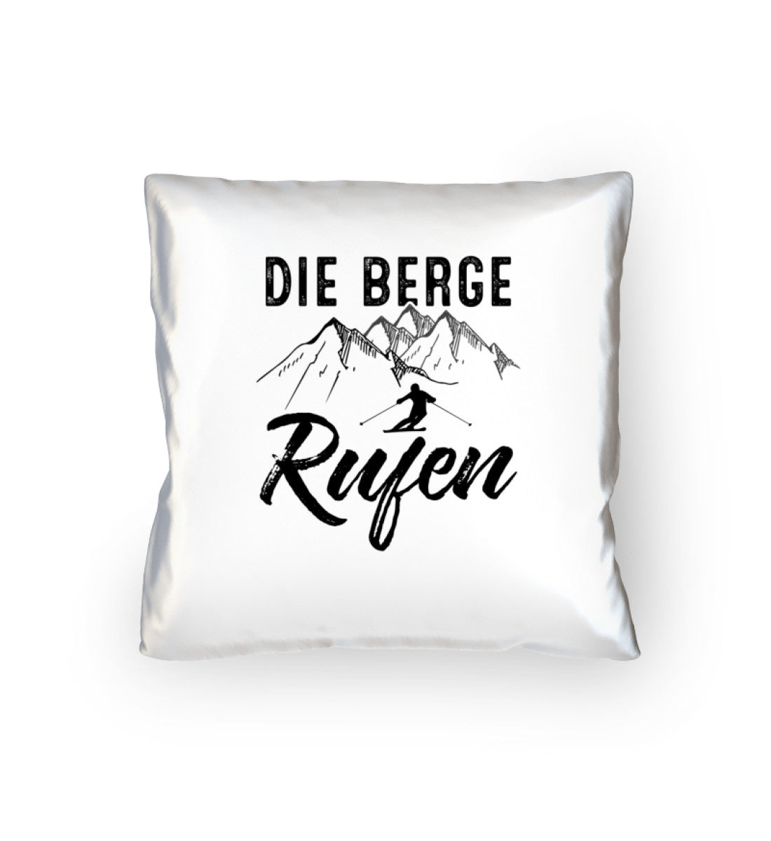 Die Berge rufen - Kissen (40x40cm) mountainbike ski Default Title