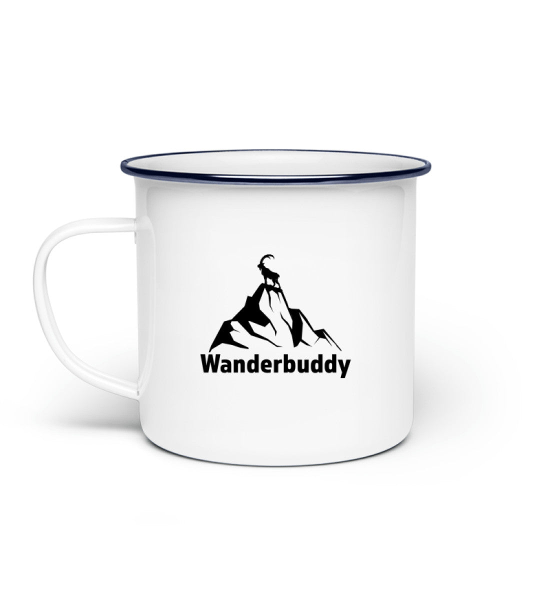 Wanderbuddy - Emaille Tasse wandern Default Title