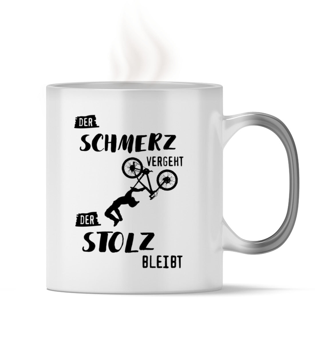 Der Schmerz vergeht der Stolz bleibt- Zauber Tasse mountainbike Default Title