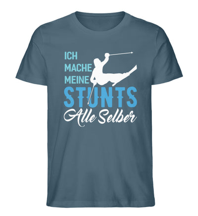 Ich mache meine Stunts alle selber-(S.K) - Herren Premium Organic T-Shirt klettern Stargazer