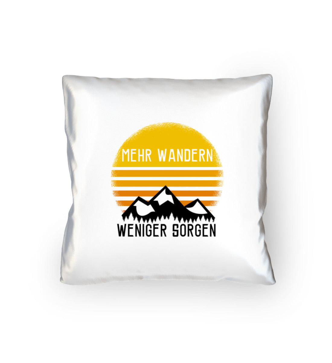 Mehr Wandern weniger Sorgen - Kissen (40x40cm) mountainbike wandern Default Title