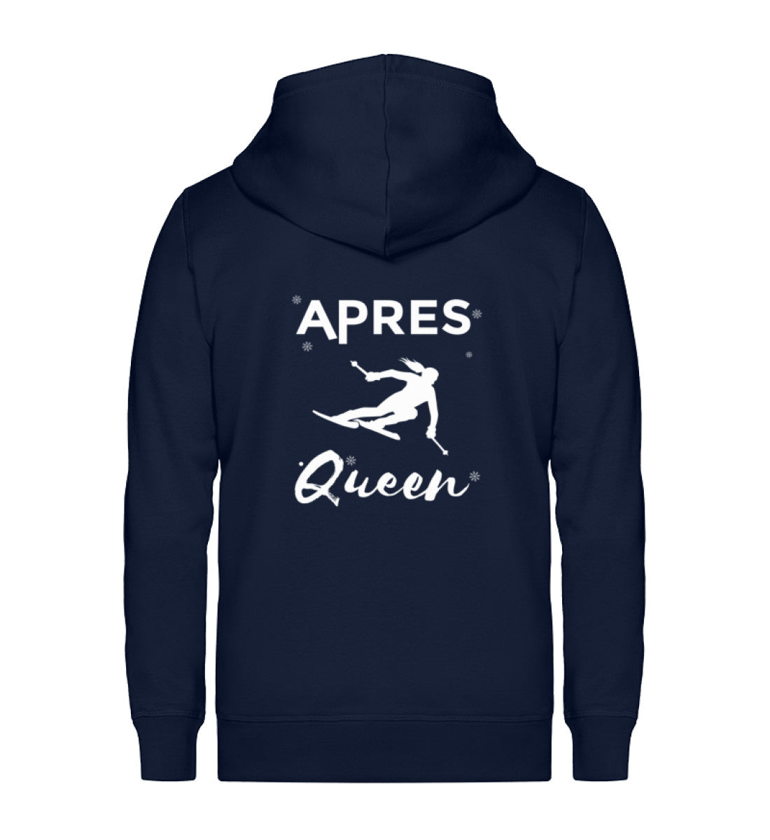 Après Queen - Unisex Premium Organic Sweatjacke klettern ski Navyblau