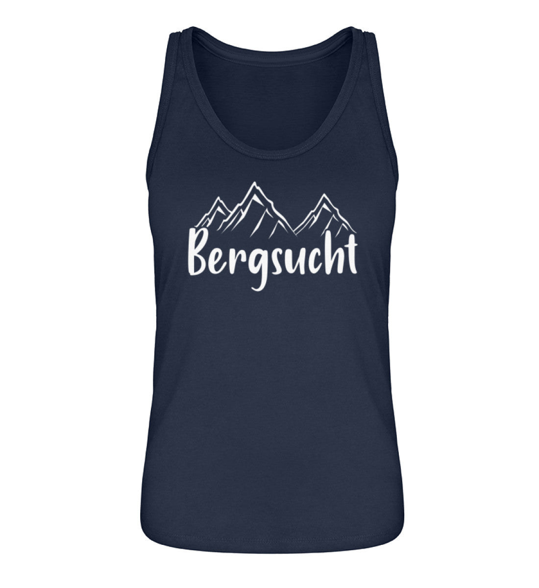 Bergsucht - Damen Organic Tanktop berge klettern Navyblau